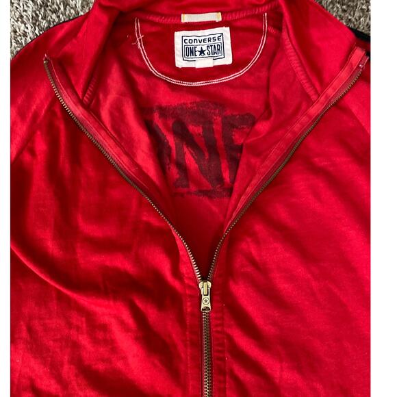 Converse ONE STAR Red Track Jacket Men XXL - Picture 3 of 8